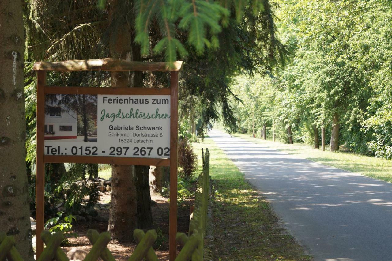 Ferienhaus Zum Jagdschlosschen Letschin Kültér fotó